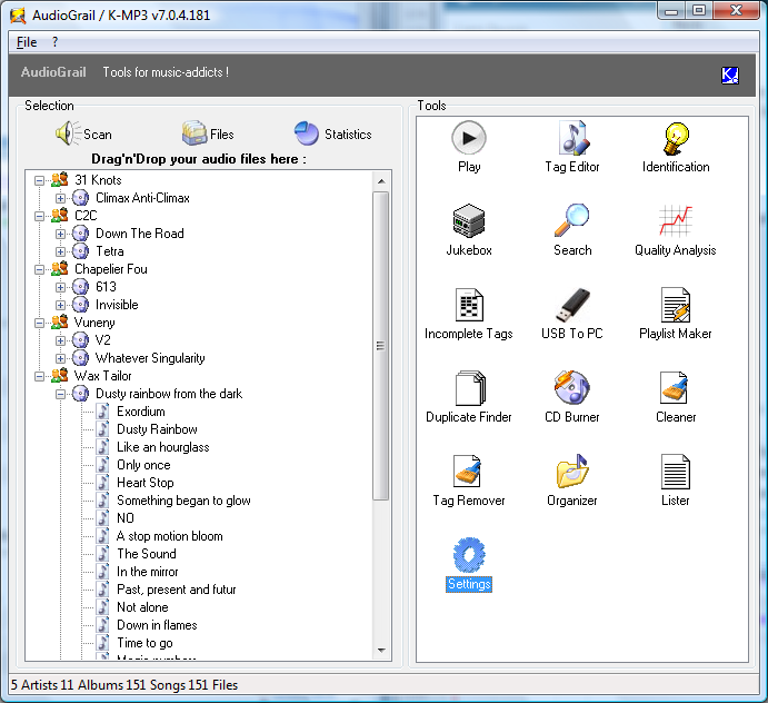 AudioGrail (Formerly K-MP3) 7.13.2.225 full